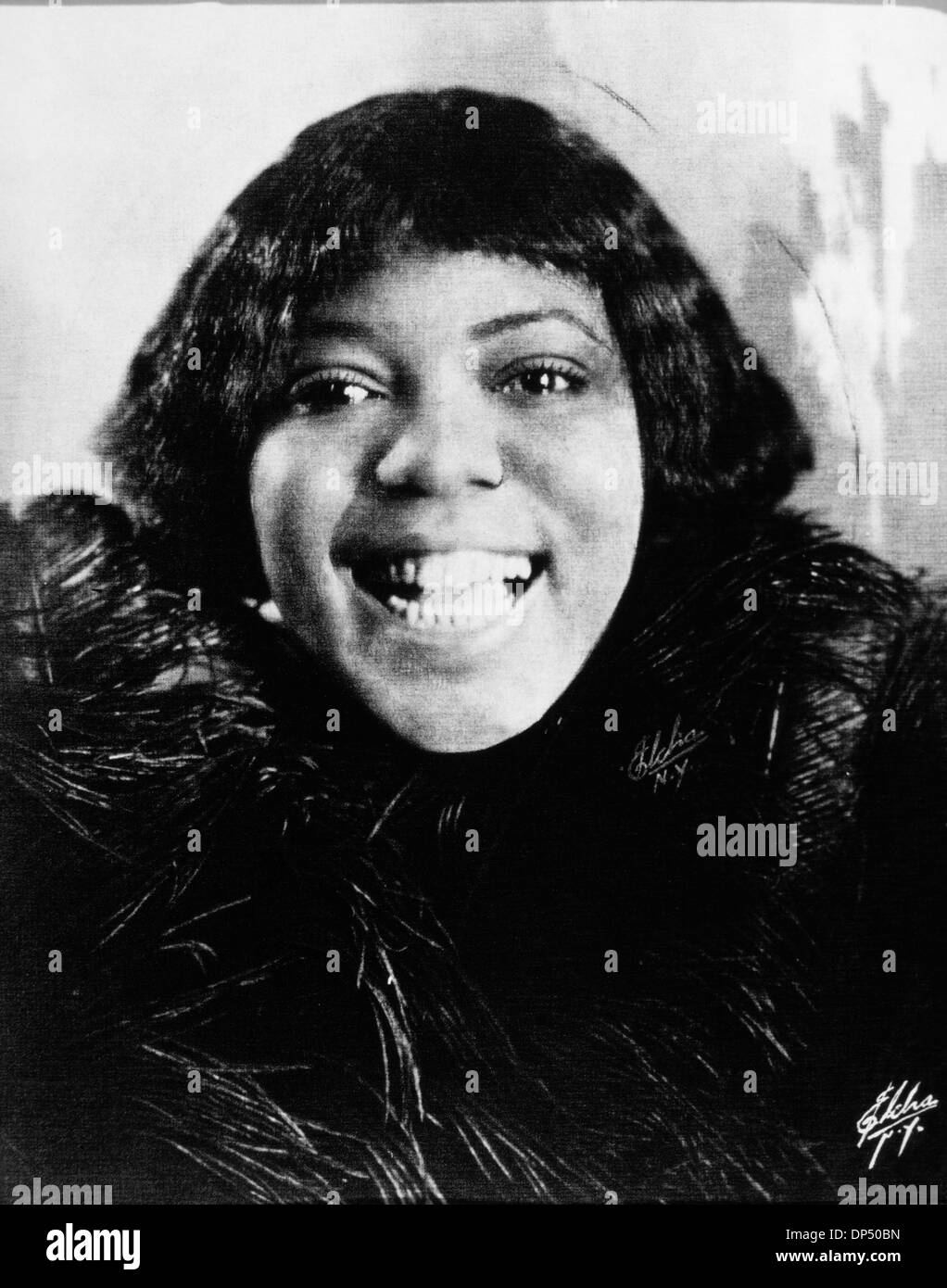 Bessie Smith (1894-1937), chanteur de blues américain Portrait, vers 1924 Banque D'Images