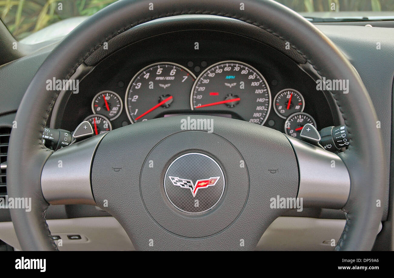 Volant Bois Plat Pour Chevrolet Corvette C3 1969-1983 - Cuir Noir, Alu, Remis à Neuf