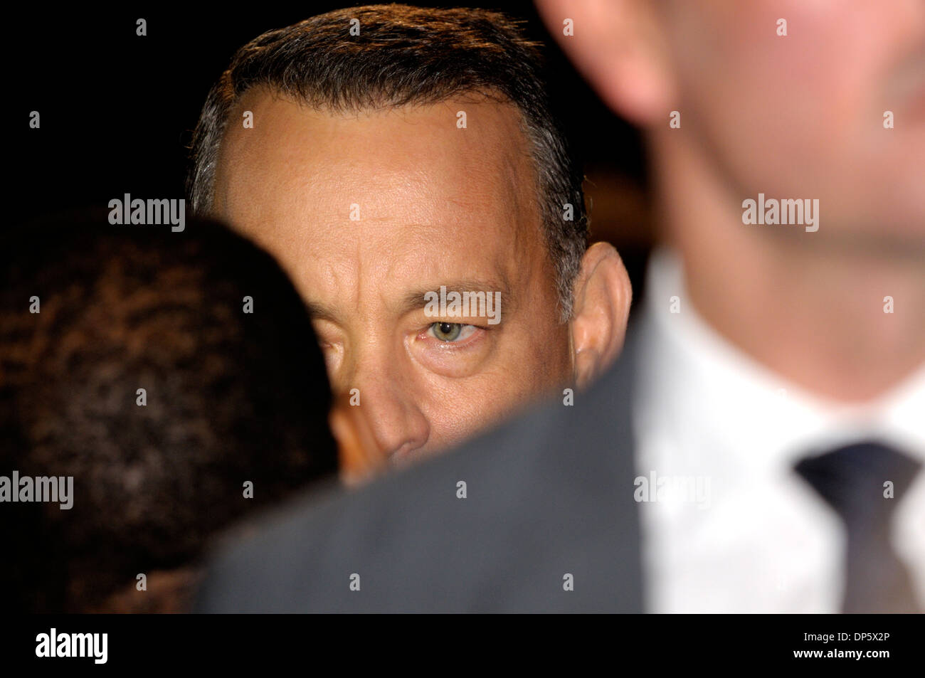 Tom Hanks au Gala première de "Capitaine Phillips, Londres, 9 octobre 2013 Banque D'Images