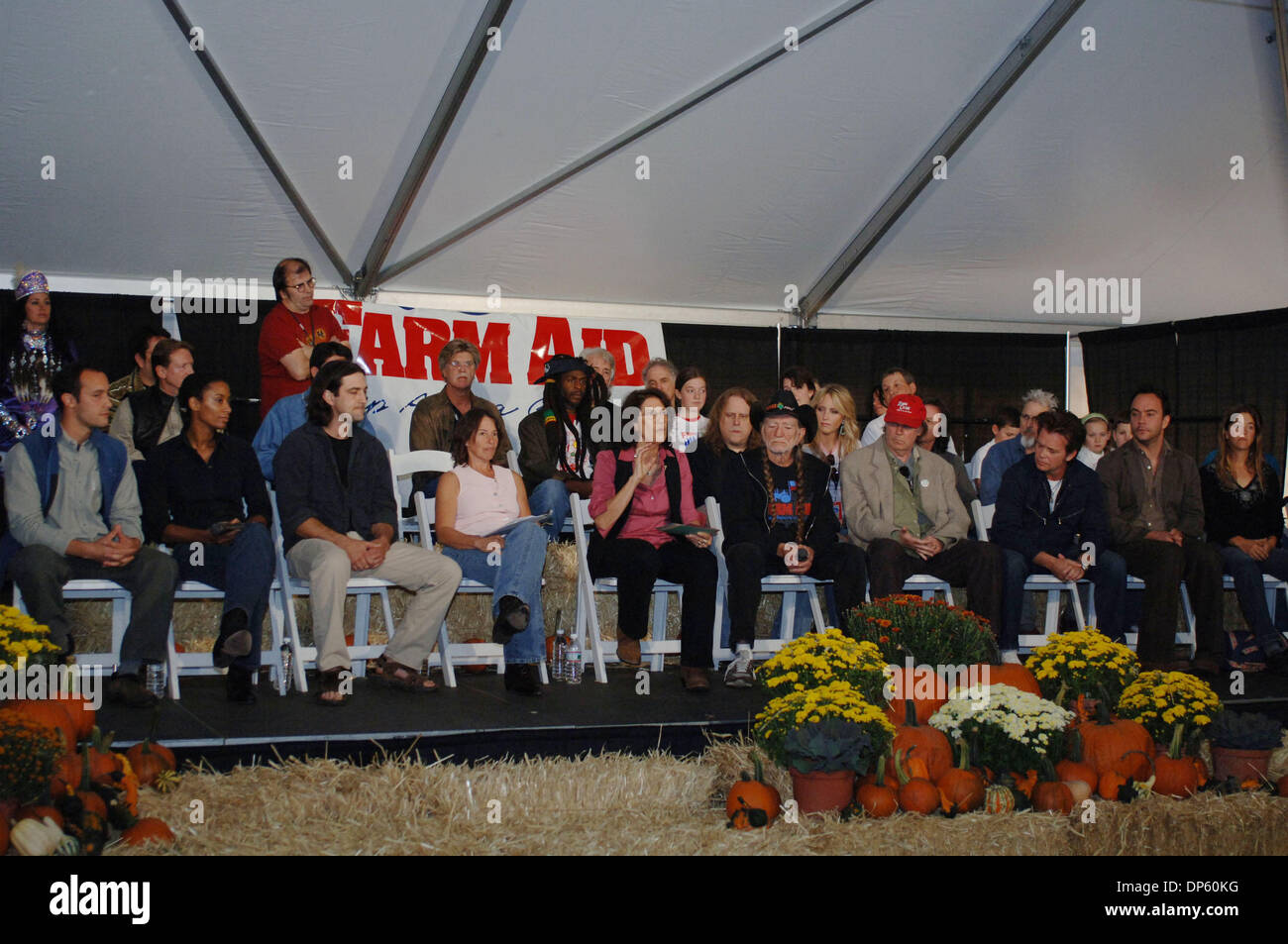 Sep 30, 2006 ; Camden, NJ, USA ; Farm Aid 2006 Conférence de presse. Crédit obligatoire : Photo de Jeff Moore/ZUMA Press. (©) Copyright 2006 by Jeff Moore Banque D'Images
