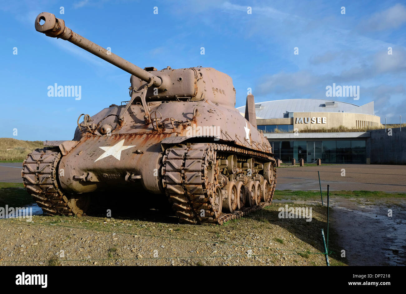 Musée d'Utah Beach, Normandie, France Banque D'Images