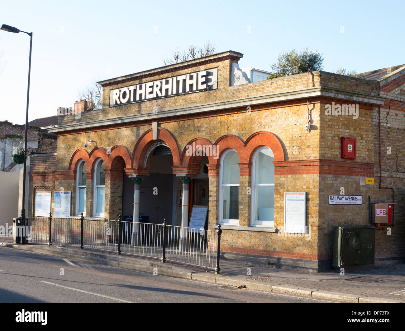 Rotherhite Overground railway station Banque D'Images