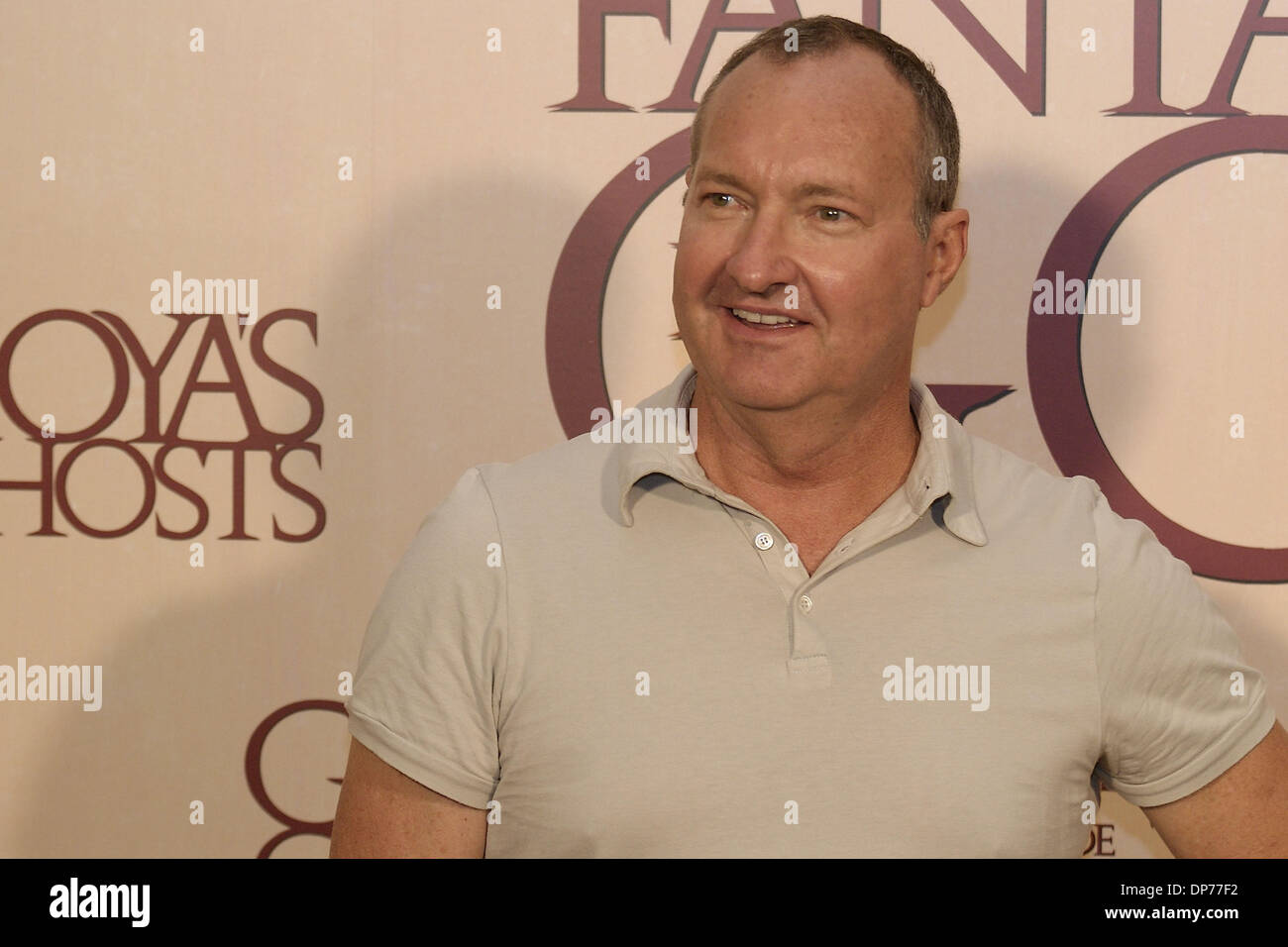 Nov 05, 2006 ; Madrid, Madrid, Espagne ; Randy Quaid au photocall pour Goya's Ghost par le réalisateur Milos Forman tenue à l'Hôtel Ritz de Madrid. Détail de l'affiche. Crédit obligatoire : Photo de J.P./Gegundez ZUMA Press. (©) Copyright 2006 par J.P.Gegundez Banque D'Images