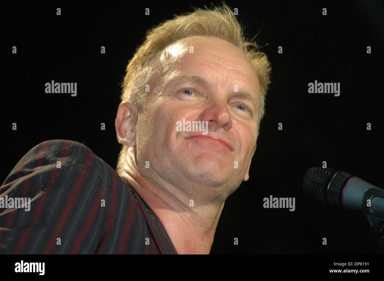 Sting à Moscou.(Image Crédit : © PhotoXpress/ZUMA Press) RESTRICTIONS : l'Amérique du Nord et du sud de l'homme SEULEMENT ! Banque D'Images