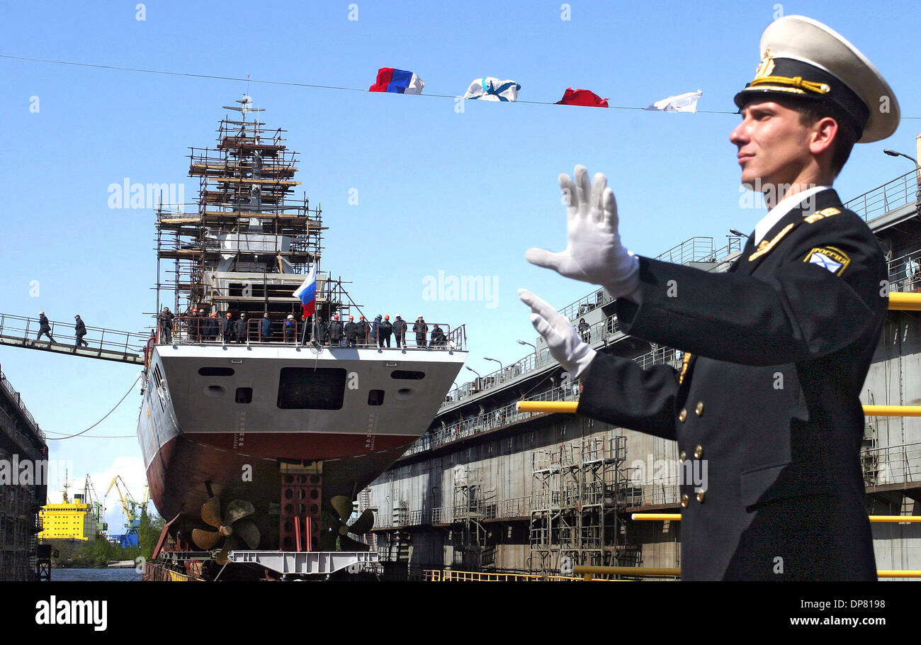 La Russie est le renforcer la Marine canadienne. Un nouveau navire de combat pour les Forces navales russes - corvette 'Steregustchii" a été lancée dans le chantier naval de Saint-pétersbourg Severny.(Image Crédit : © PhotoXpress/ZUMA Press) RESTRICTIONS : l'Amérique du Nord et du sud de l'homme SEULEMENT ! Banque D'Images