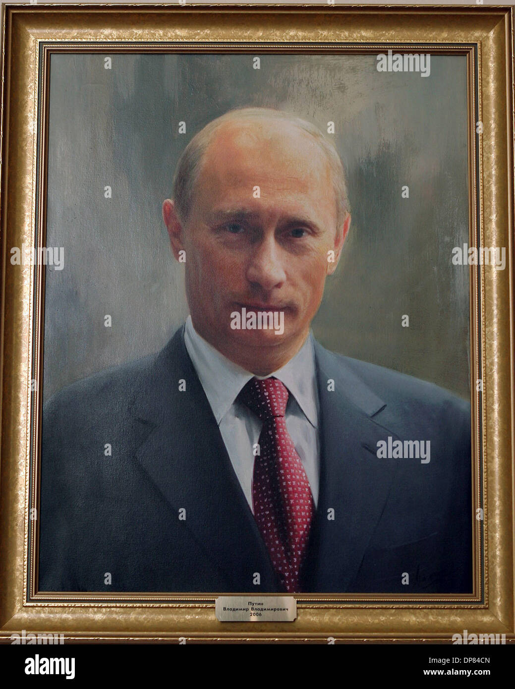 Le portrait de Vladimir Poutine. (Crédit Image : © PhotoXpress/ZUMA Press) RESTRICTIONS : l'Amérique du Nord et du sud de l'homme SEULEMENT ! Banque D'Images