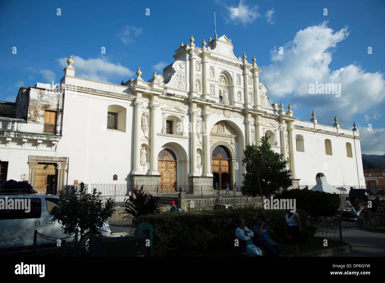 Cathédrale d'Antigua, Guatemala Banque D'Images