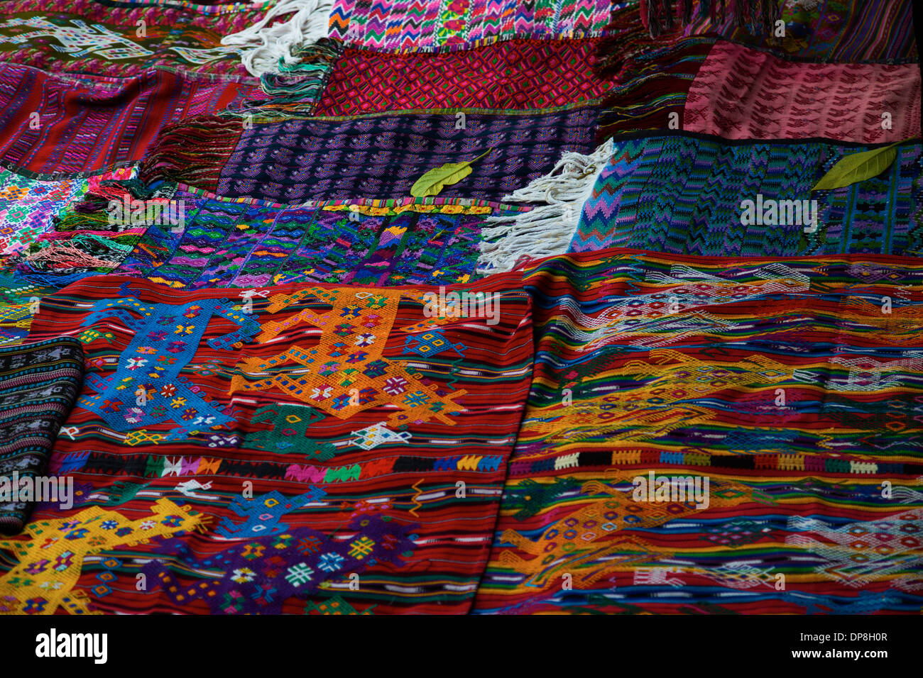 Travaux tricot du Guatemala Banque D'Images