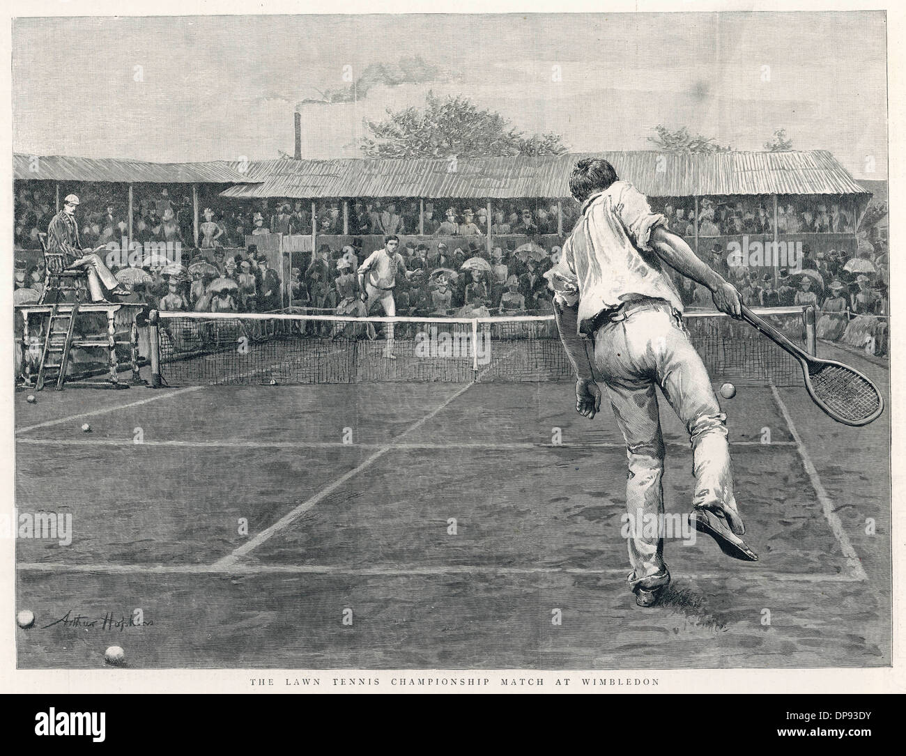 Wimbledon 1888 Banque D'Images