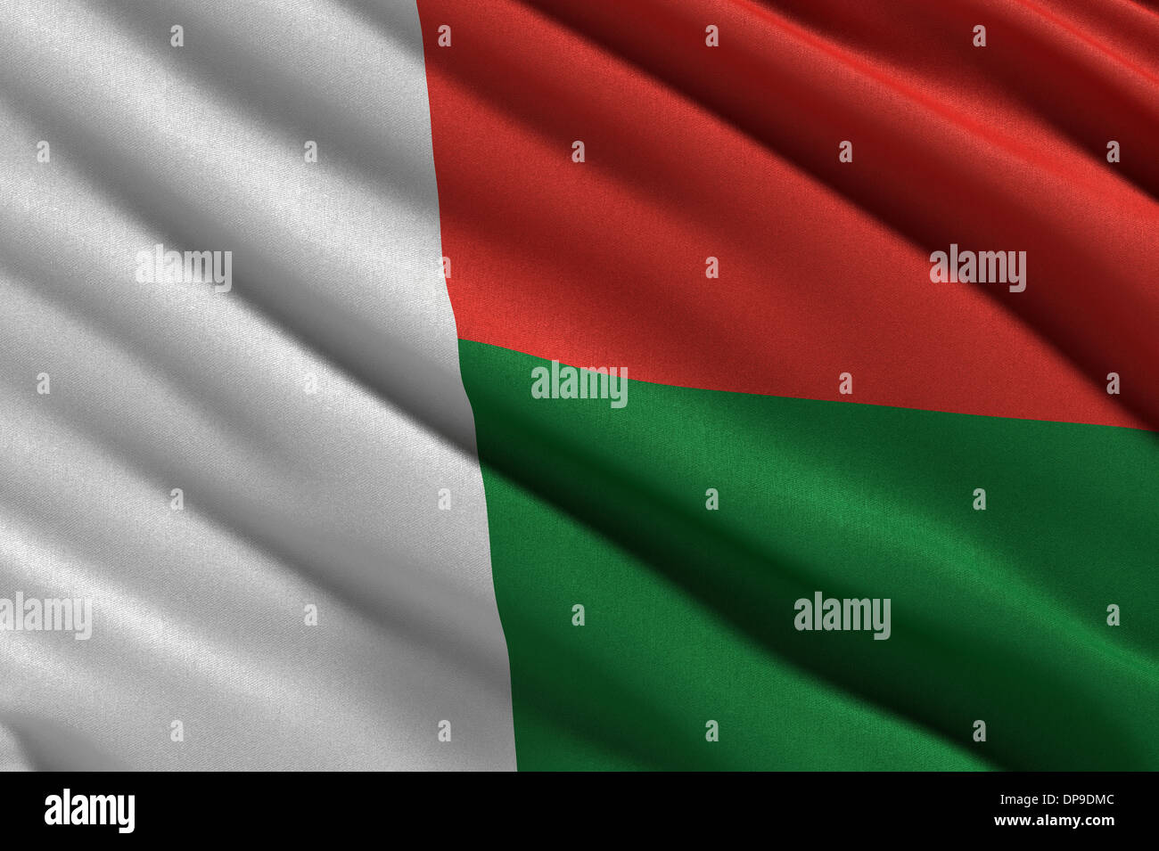 Pavillon de Madagascar Banque D'Images