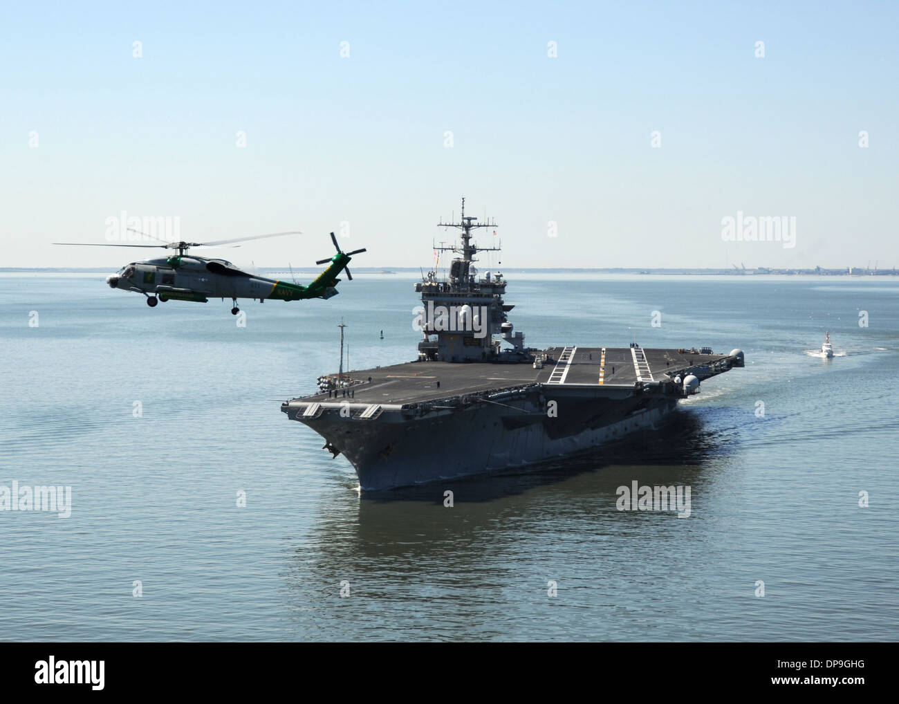 Porte-avions USS Enterprise Banque D'Images