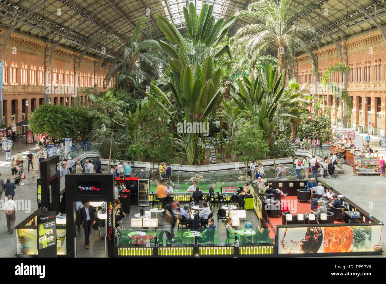 La gare d'Atocha, Madrid, Espagne Banque D'Images