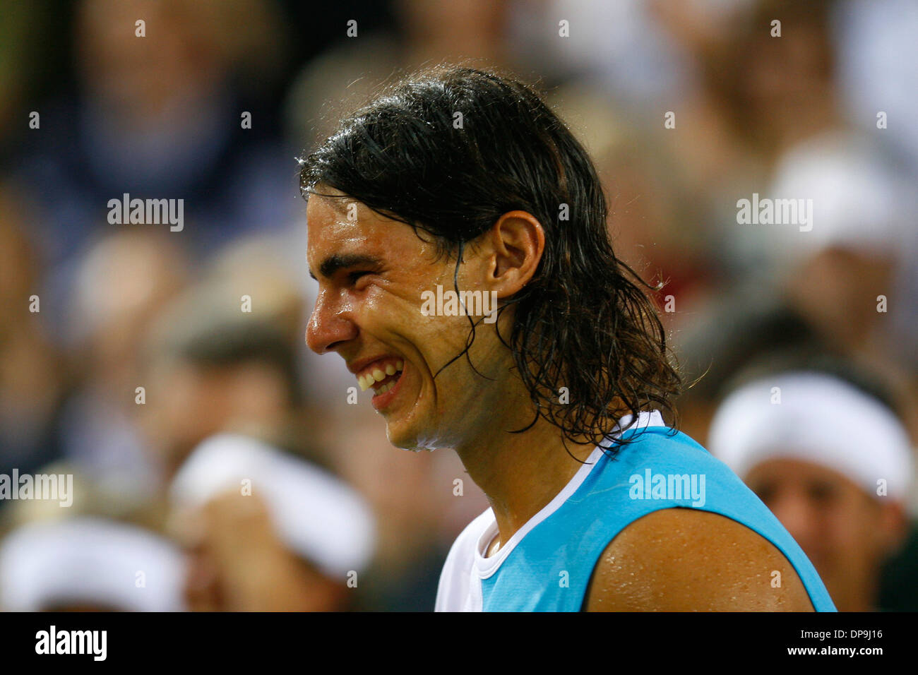 L'Espagne est le joueur de tennis Rafa Nadal vu lors d'un match dans l'île de Majorque, Espagne. Banque D'Images