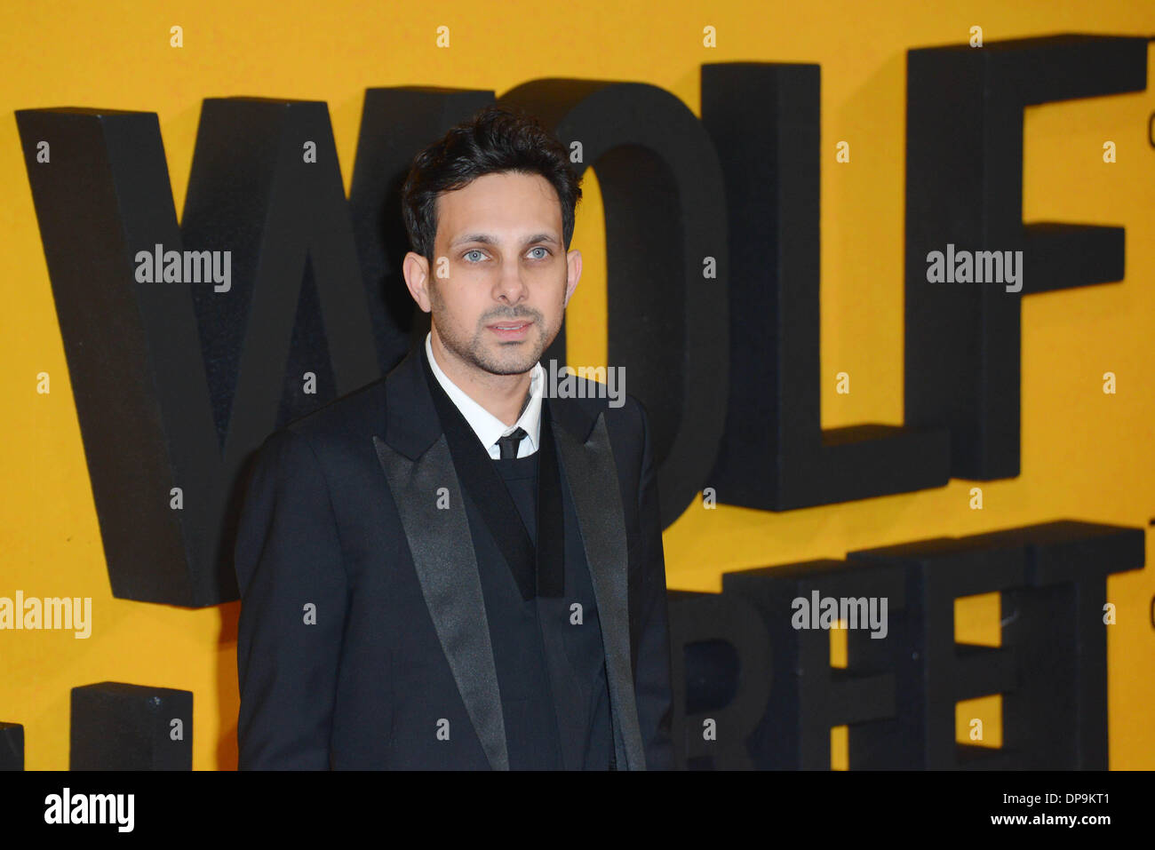 Londres, Royaume-Uni. Jan 9, 2014. Dynamo arrive à la première UK - le loup de Wall Street à Leicester Square à Londres, 9 janvier 2014. Credit : Voir Li/Alamy Live News Banque D'Images