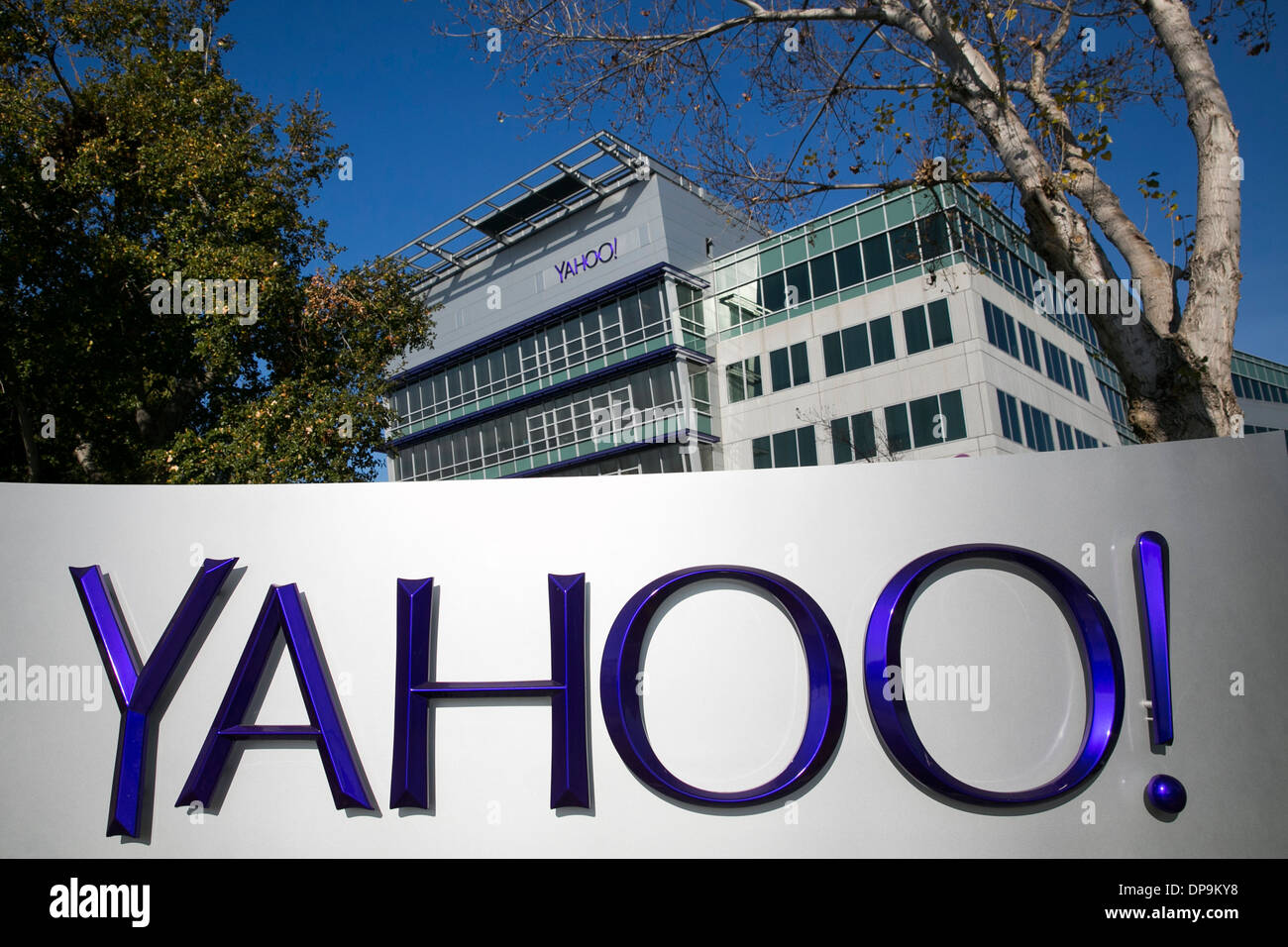 Le siège social de Yahoo à Sunnyvale, Californie Photo Stock - Alamy