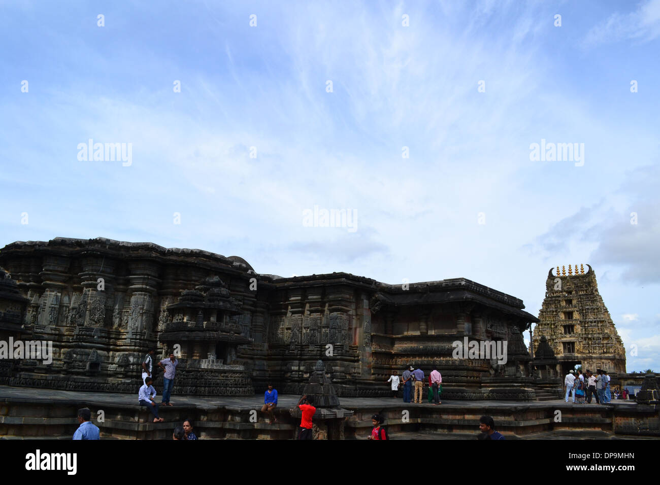 -Belur Temple Chennakesava Banque D'Images