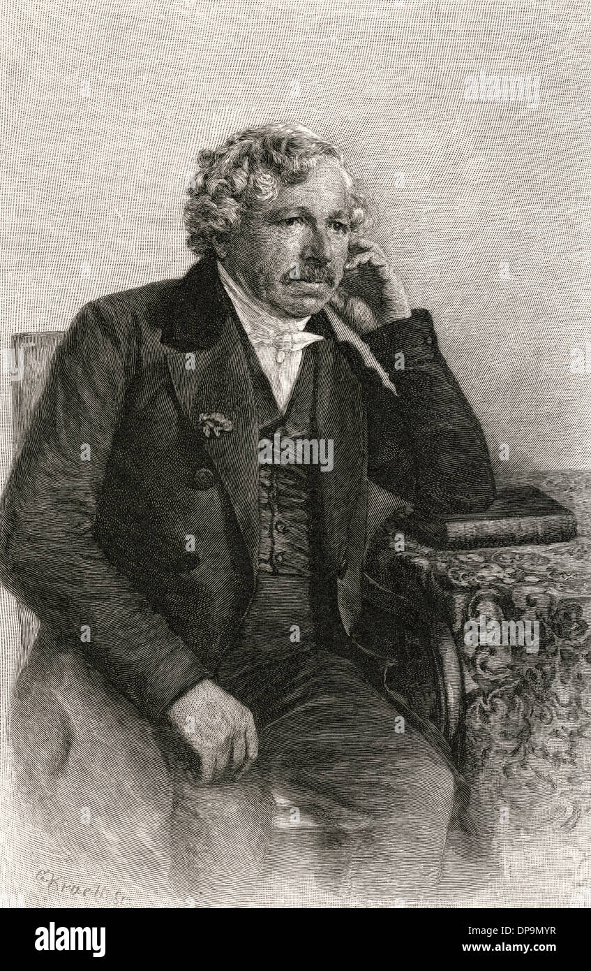 LOUIS DAGUERRE Banque D'Images