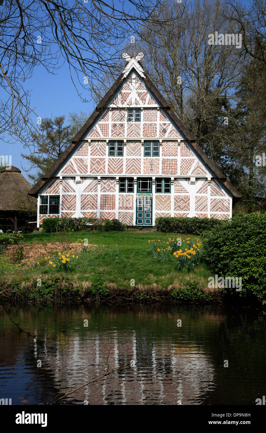 Stade, le vieux musée Altes Land, openair, Basse-Saxe, Allemagne, Europe Banque D'Images
