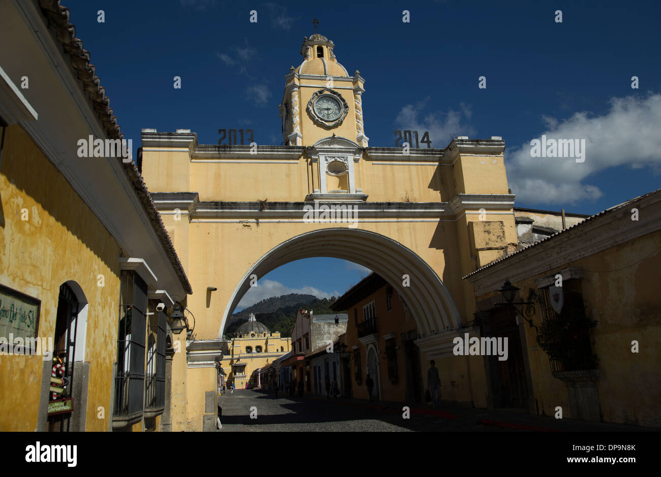 L'architecture coloniale, Antigua, Guatemala Banque D'Images
