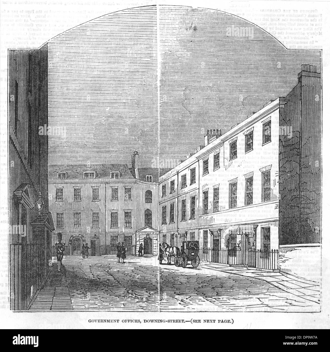 Londres/Downing Street Banque D'Images