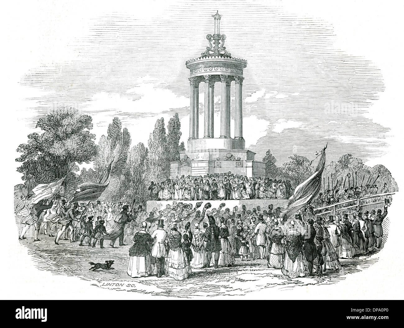 ROBERT BURNS/MONUMENT Banque D'Images