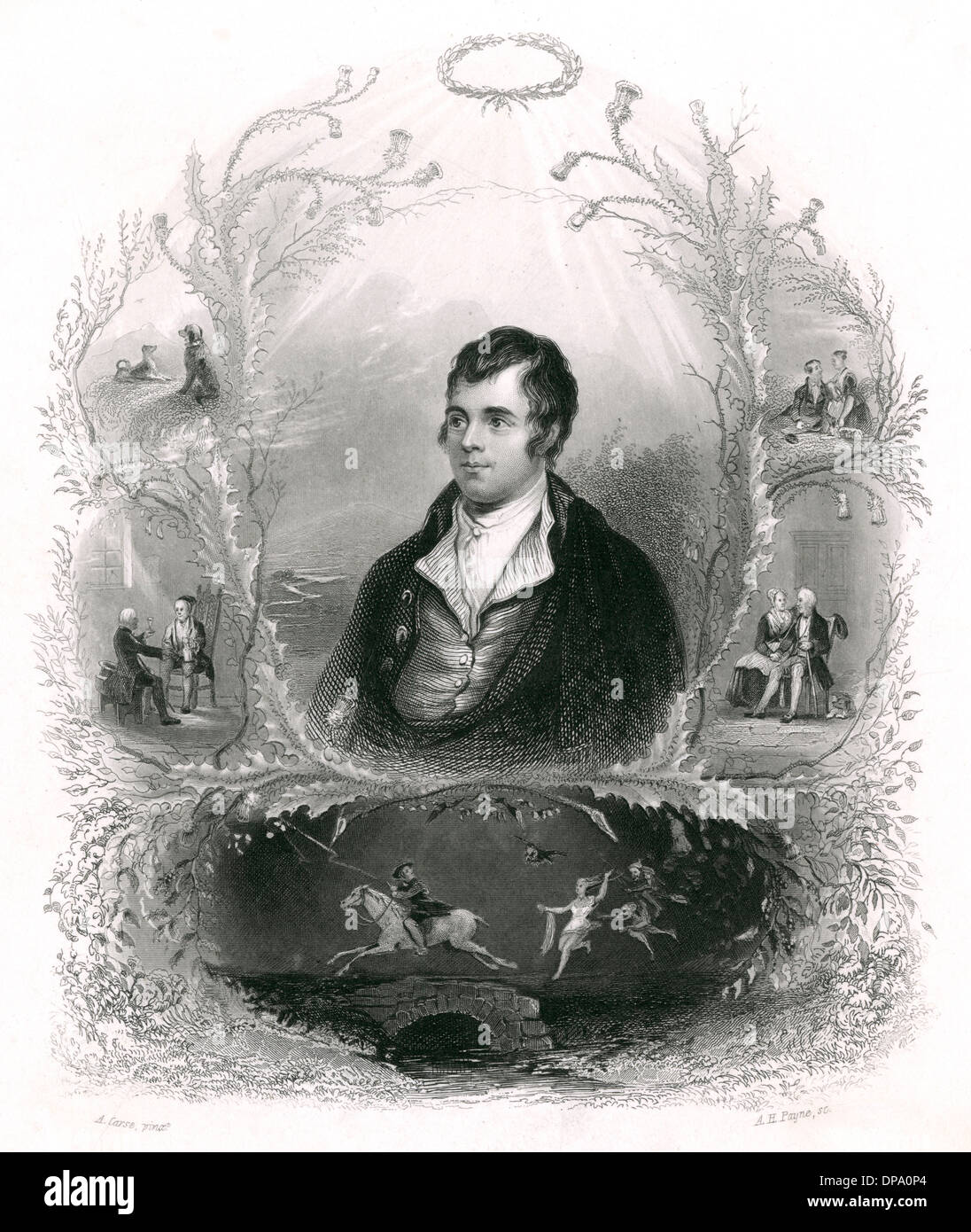 ROBERT BURNS Banque D'Images