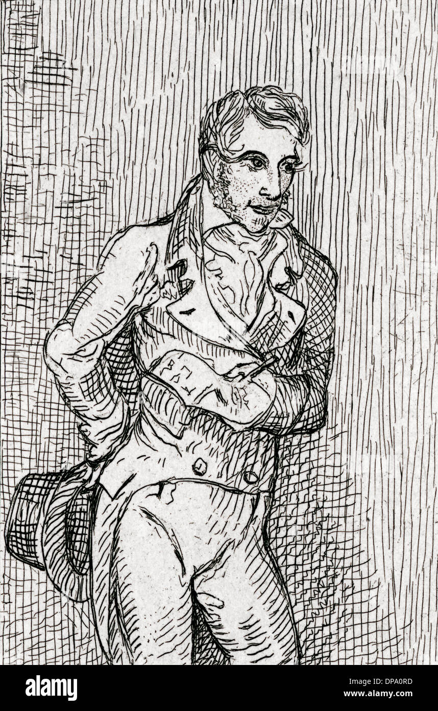 CRUIKSHANK/ETCHING Banque D'Images