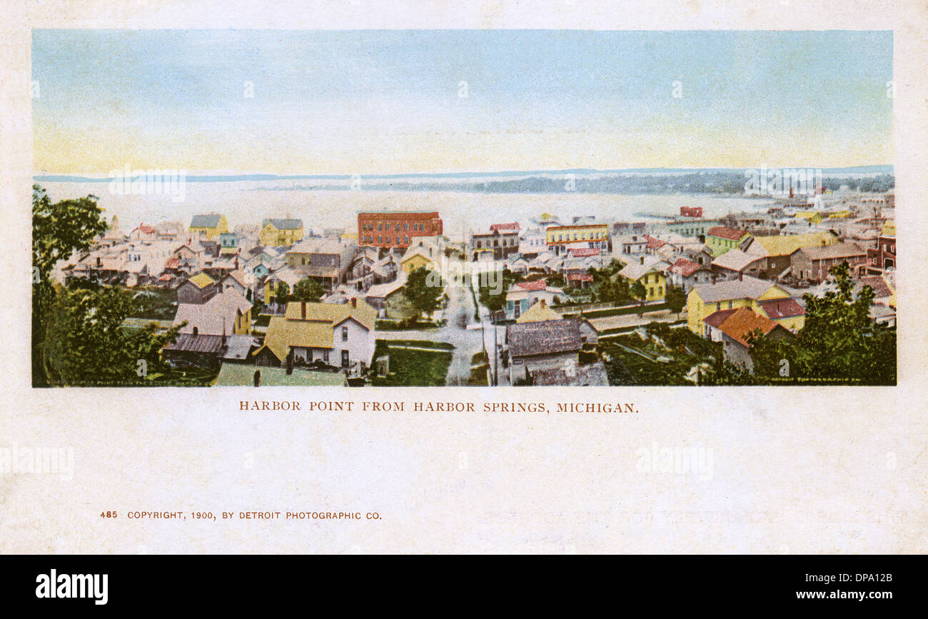 Harbour Point de Harbor Springs, Michigan, USA Banque D'Images