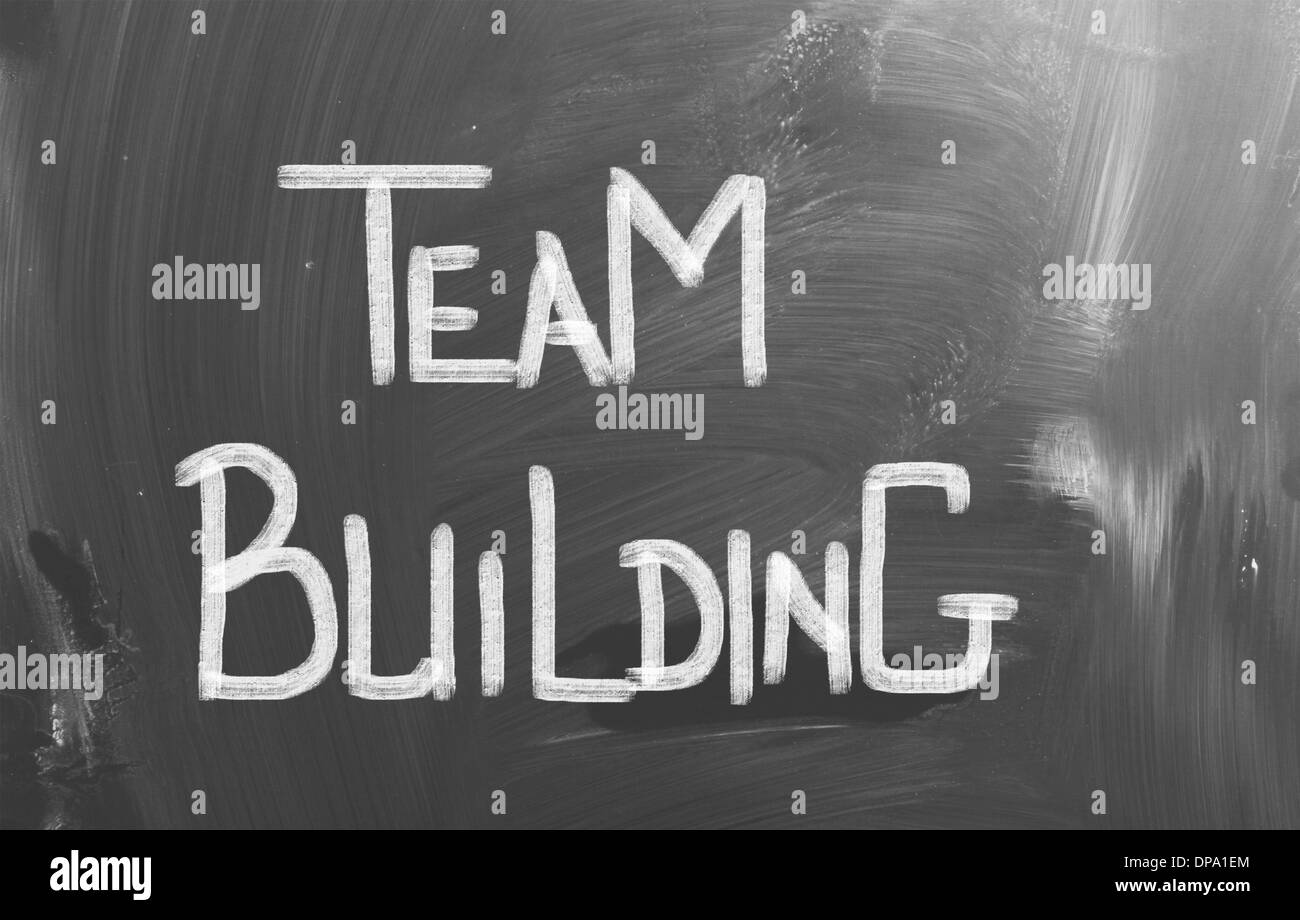 Concept Team Building Banque D'Images