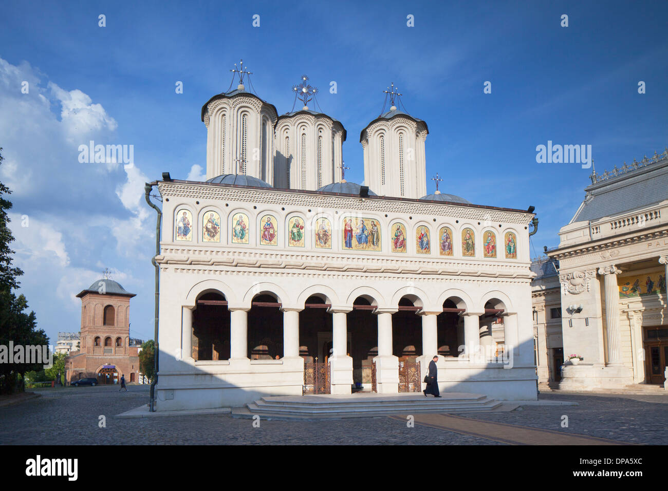 Cathédrale Patriarcale, Bucarest, Roumanie Banque D'Images