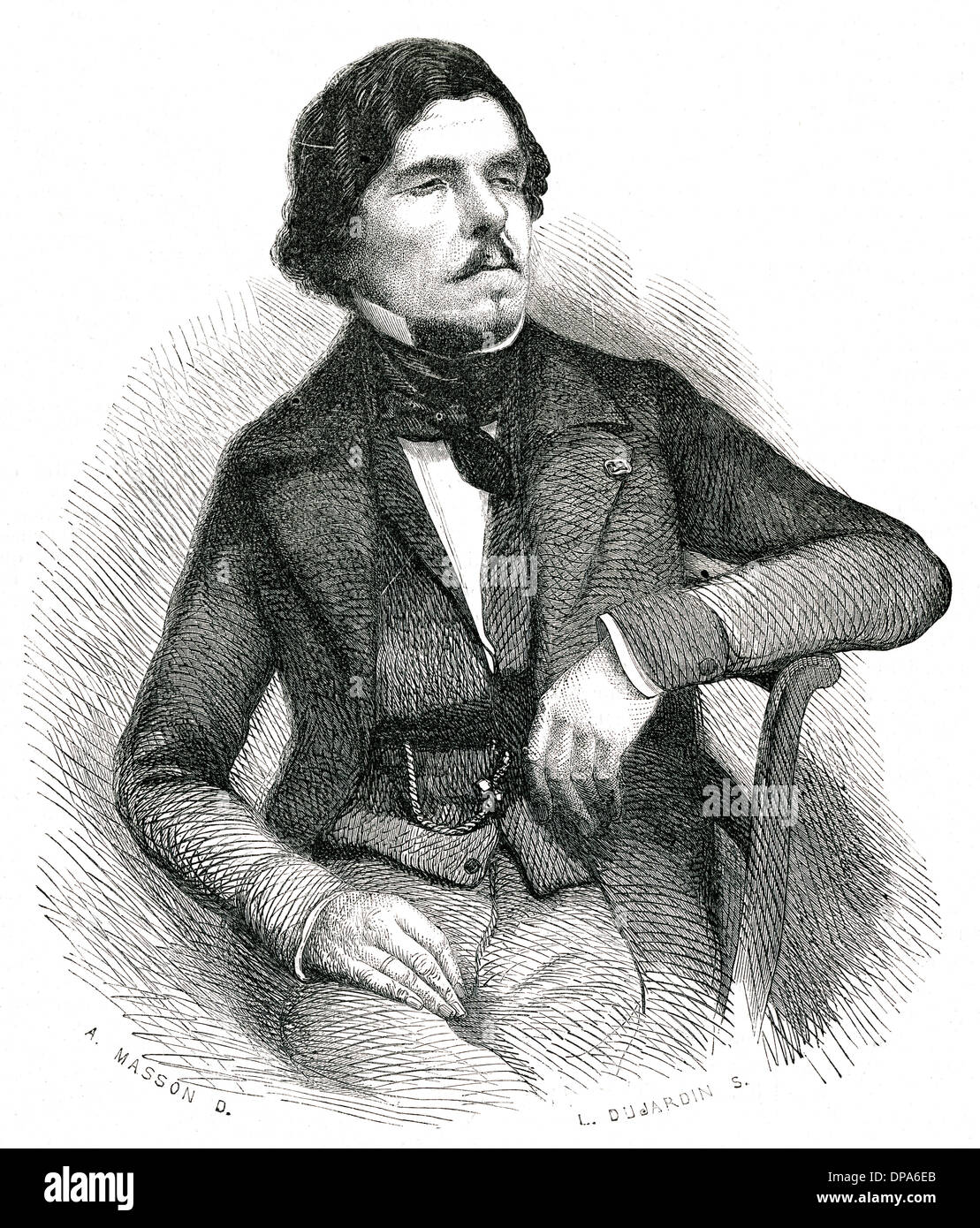 FERDINAND VICTOR EUGÈNE DELACROIX Banque D'Images