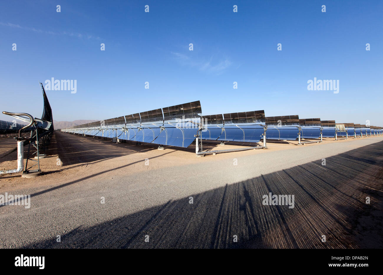 L'usine d'énergie solaire, USA Banque D'Images