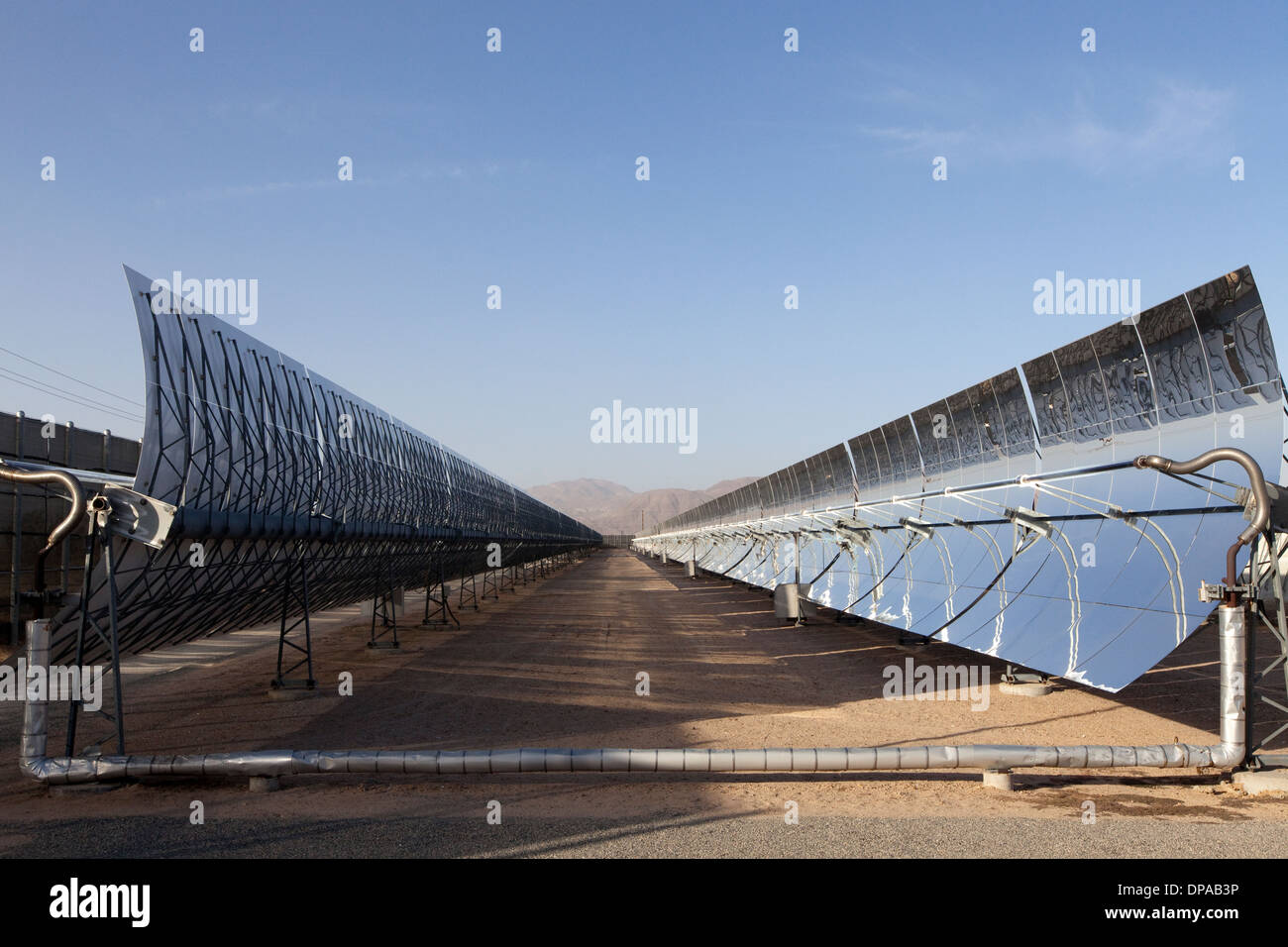 L'usine d'énergie solaire, USA Banque D'Images