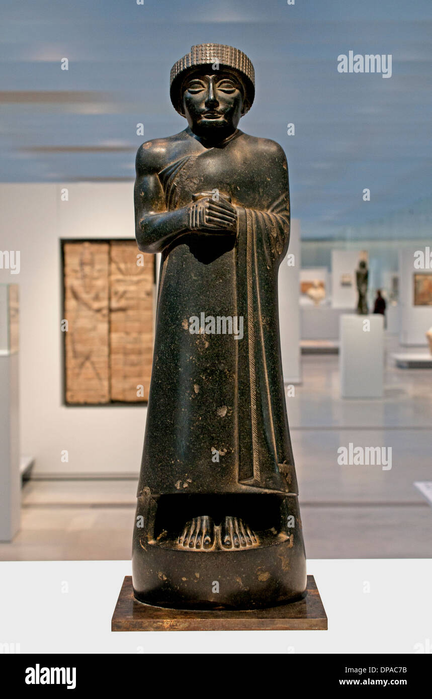 Gudea, prince de l'état de Lagash Girsu (Tello maintenant), de la mésopotamie (Irak moderne) autour de 2120 BC Banque D'Images