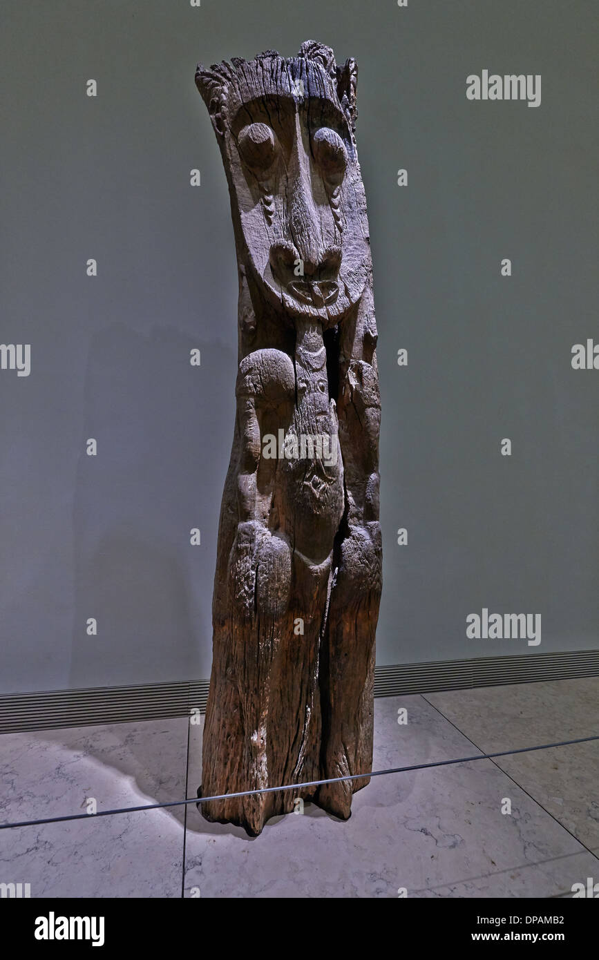 Cette exposition explore la civilisation aztèque à travers le dernier dirigeant élu, Moctezuma II Banque D'Images