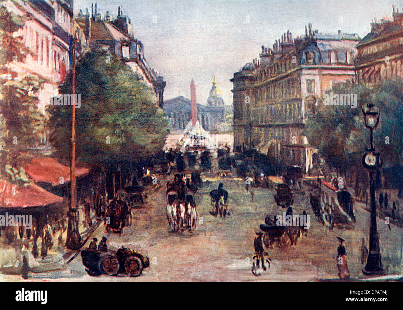 PARIS/Rue Royale 1904 Banque D'Images
