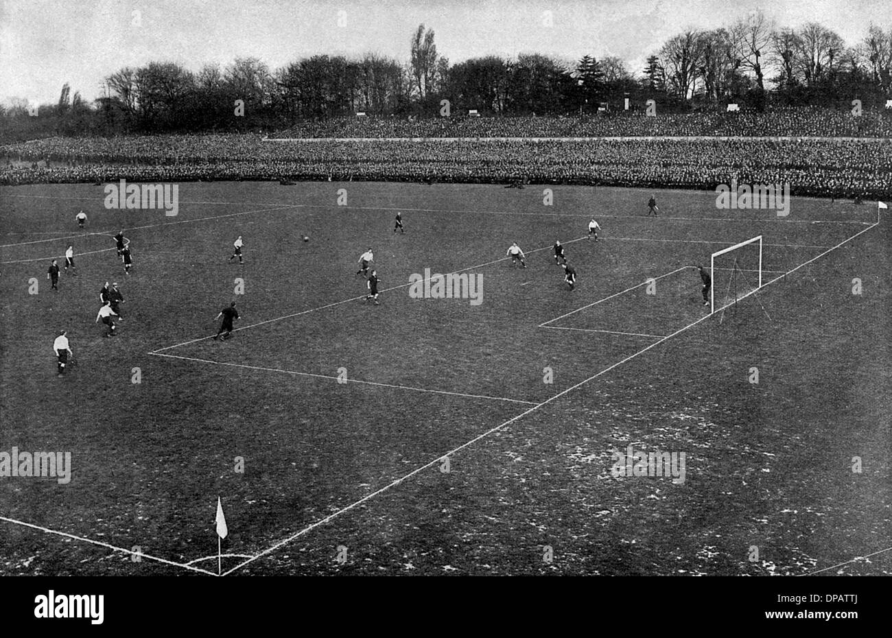 BURY V DERBY FA Cup 1903 Banque D'Images