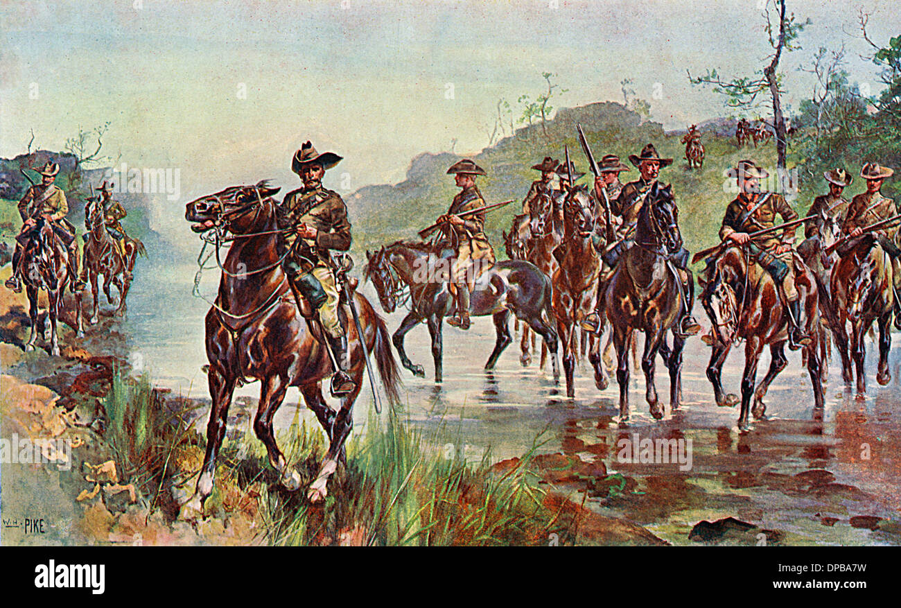 Guerre des Boers CAVALRY Banque D'Images