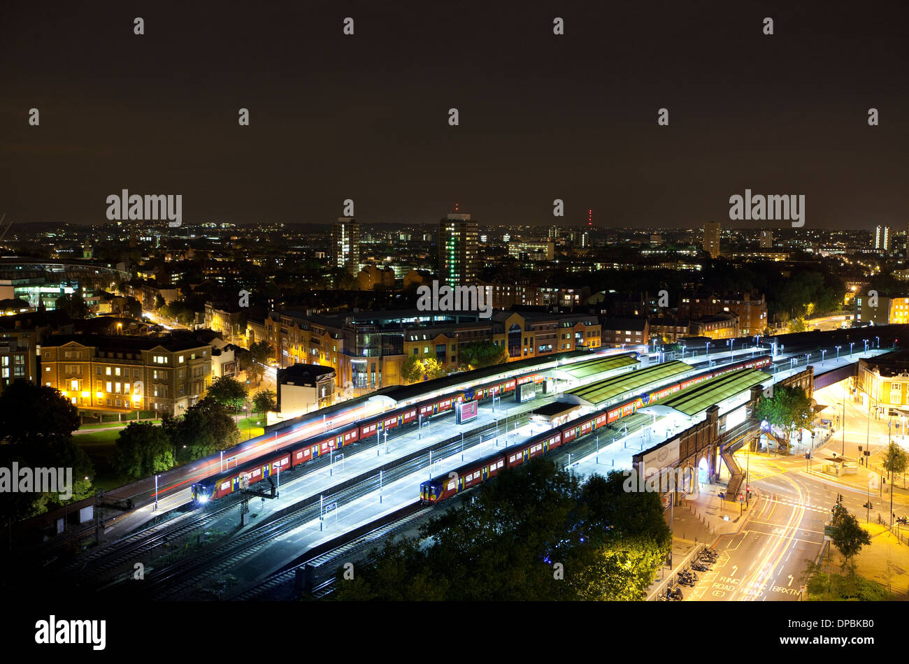 La station de Vauxhall, Londres Banque D'Images