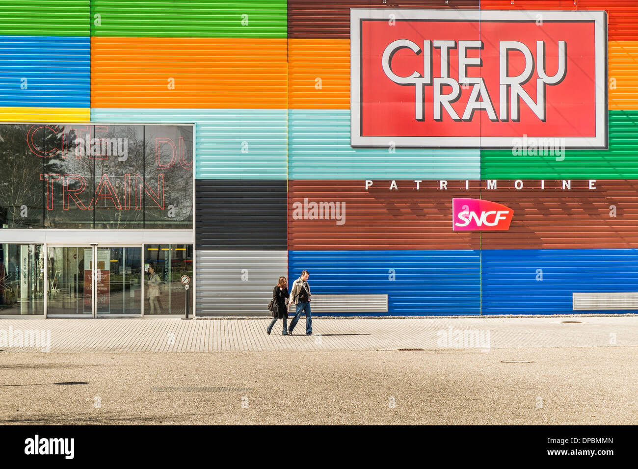 Cité du train, musée du chemin de fer de Mulhouse, Alsace, France Banque D'Images