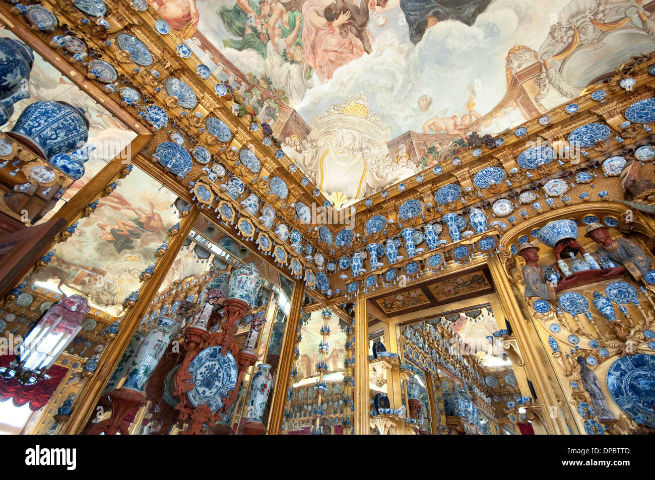 Allemagne, Berlin, château de Charlottenburg, le prix de la porcelaine chinoise Banque D'Images