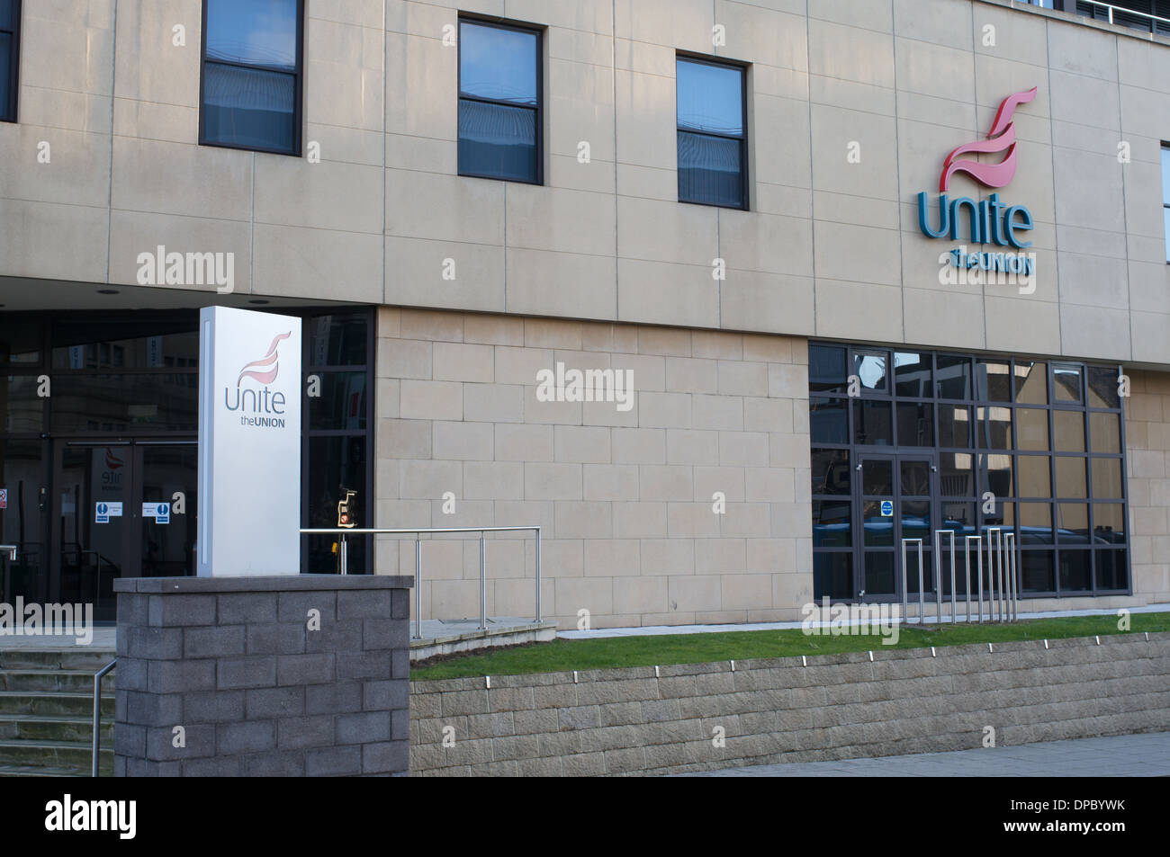 Le Newcastle upon Tyne bureaux du syndicat Unite North East England UK Banque D'Images