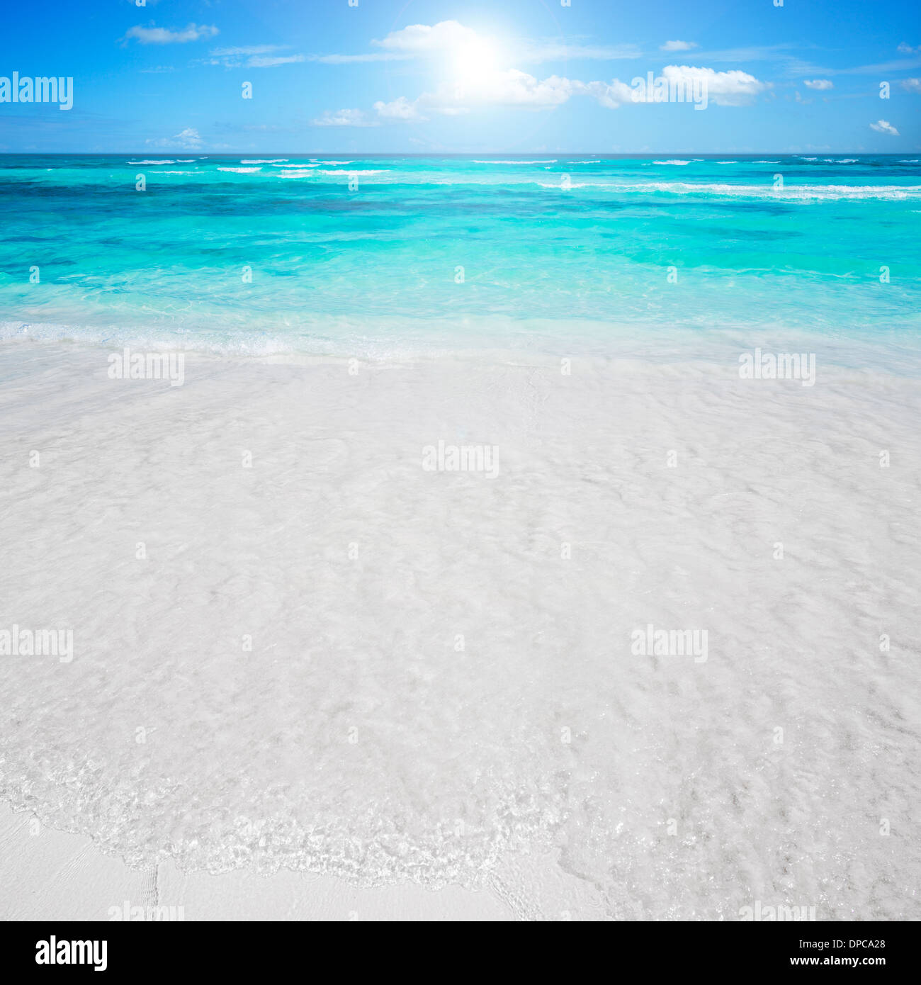 Tropical Beach à sunny day Banque D'Images Tropical Beach à sunny day Banque D'Images