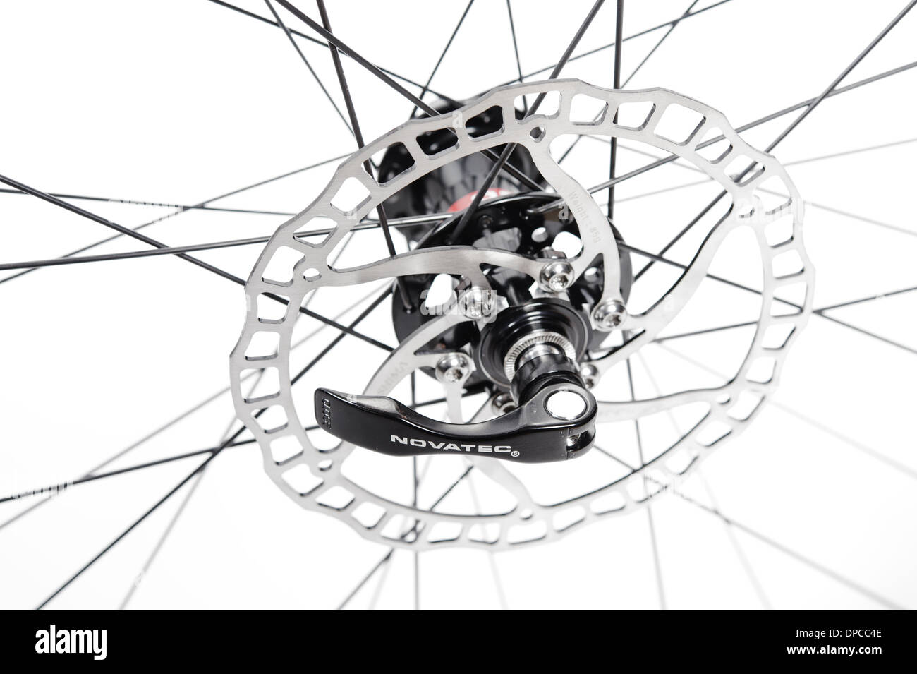 Roue de vélo sur la jante ZTR Alpine Banque D'Images