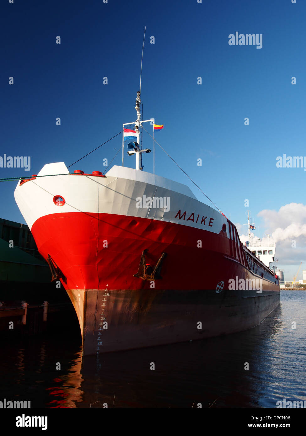 MAIKE IMO 8905115 au Port d'Amsterdam, Banque D'Images