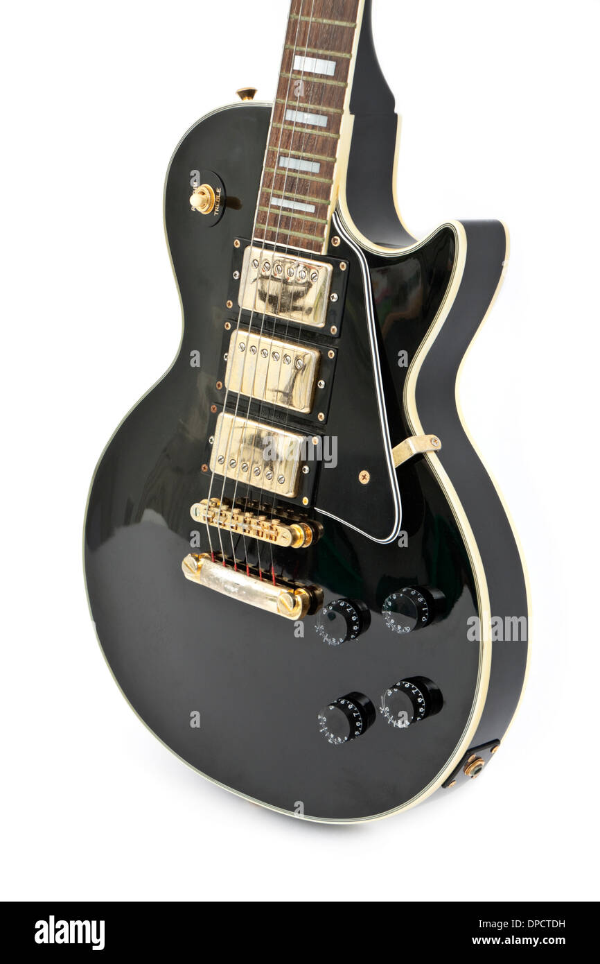 Vintage Gibson Les Paul Black Beauty 3 (Gibson) guitare électrique Photo  Stock - Alamy
