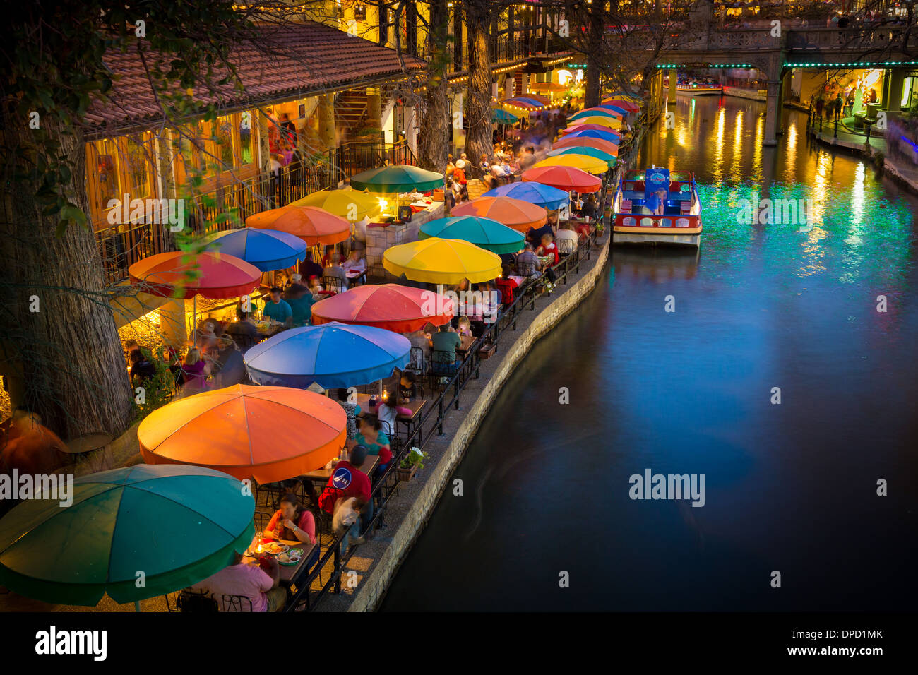 Le Riverwalk, San Antonio, Texas, United States Banque D'Images