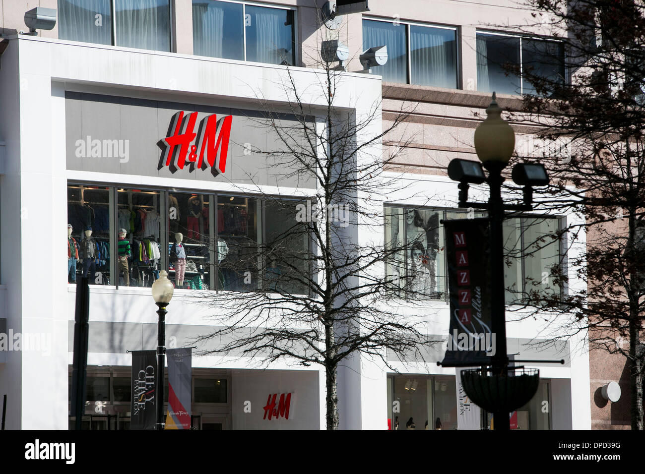 Un H&M (Hennes & Mauritz) Magasin de détail à Washington, DC. Banque D'Images