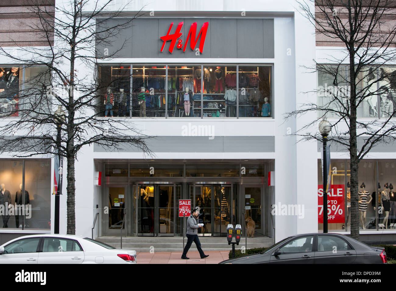 Un H&M (Hennes & Mauritz) Magasin de détail à Washington, DC. Banque D'Images