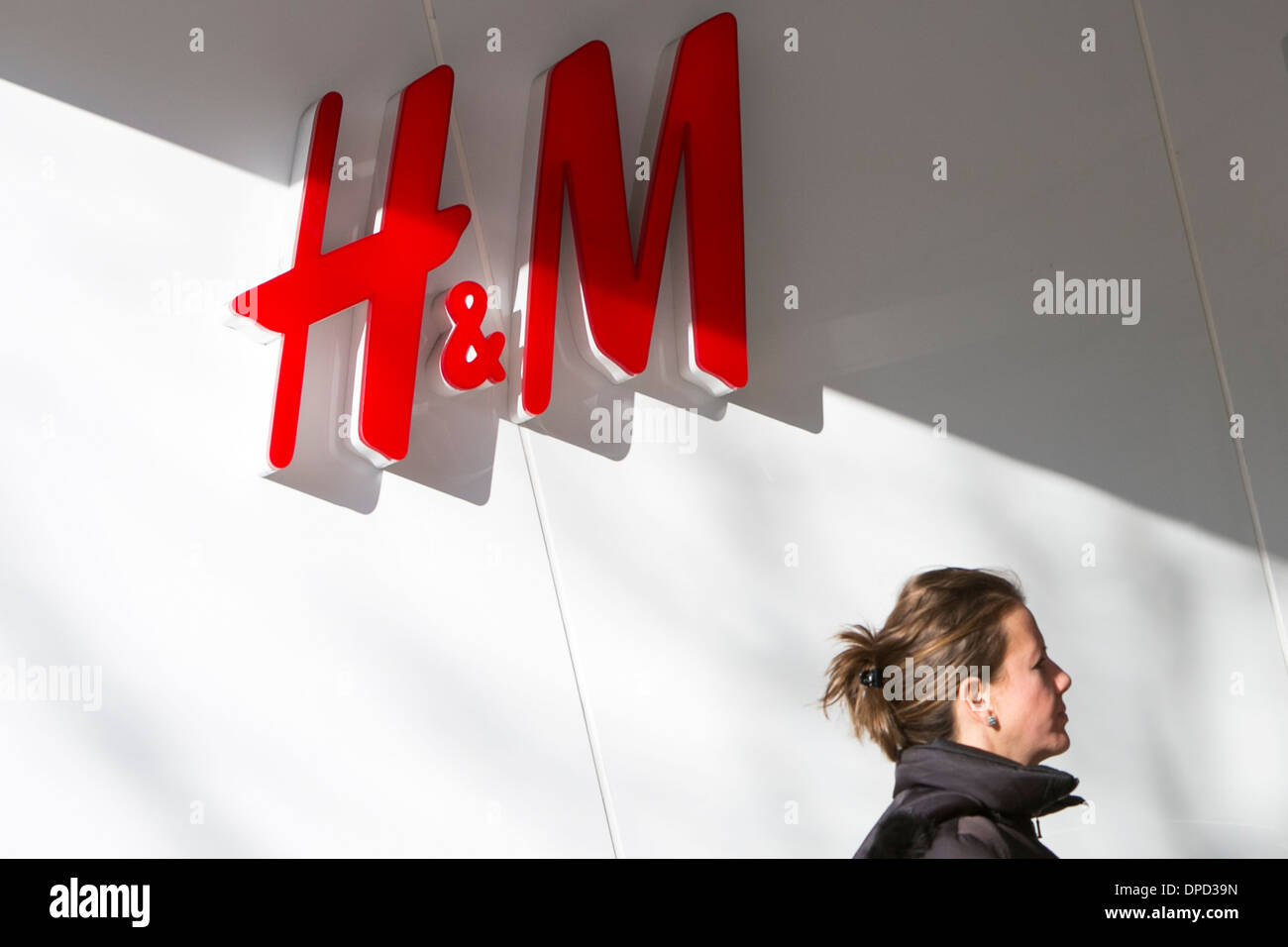 Un H&M (Hennes & Mauritz) Magasin de détail à Washington, DC. Banque D'Images